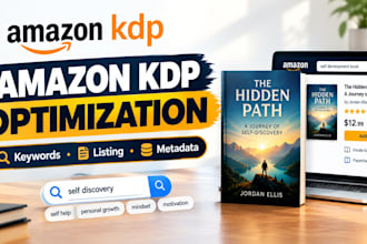 optimize your amazon KDP book listing and keyword