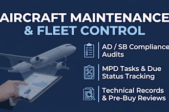 provide aeronautical engineering support for aircraft maintenance and fleet ctrl
