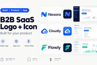 design a b2b saas logo and app icon