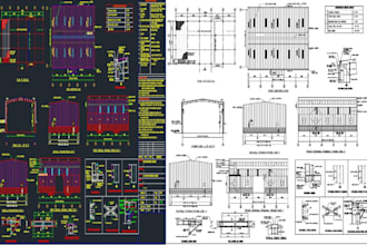 design steel shed warehouses and roof trusses with structural analysis