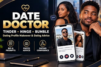 be your datedoctor for tinder,profile n hinge, bumble and co dating anxious