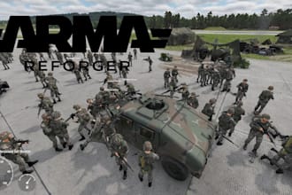 do arma reforger server setup, arma reforger weapons, map creation, arma mod