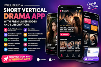 build a short vertical drama app with premium episodes and subscriptions