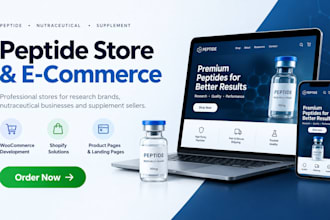 peptide website, woocommerce peptide, peptide website in shopify peptide website