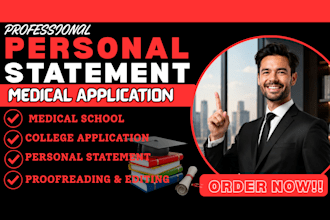 edit your personal statement for medical school