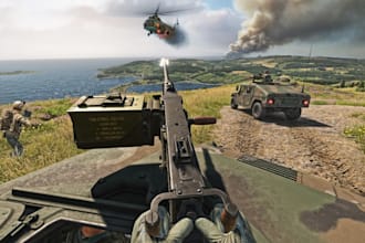 create custom vehicles and military props for arma reforger