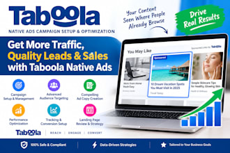 setup and optimize taboola native ads campaigns
