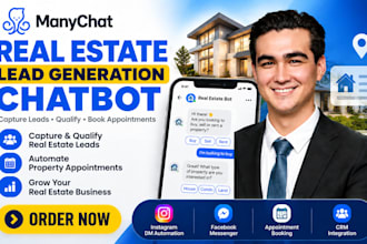 build a manychat real estate lead generation chatbot