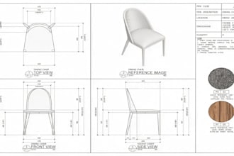 furniture manufacturing drawings, material science, detailed joinery cad files
