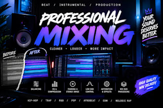 mix your hip hop beat or instrumental