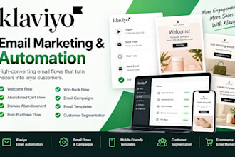 setup klaviyo email flows and automation