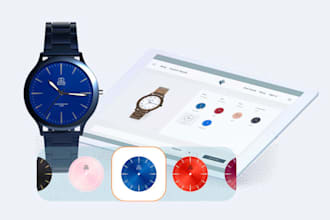 setup 2d, 3d watch configurator and customize on shopify use kickflip or zakeke