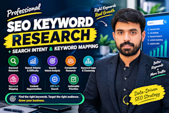 do SEO keyword research and search intent mapping