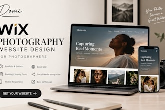 design wix photography website for photographers