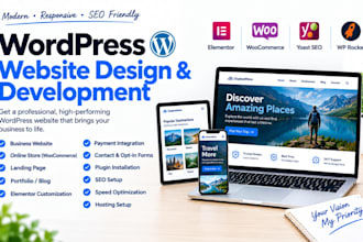 design and develop modern responsive business website web design and development