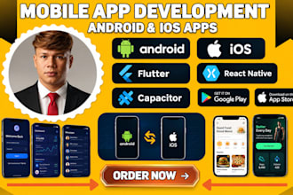 build mobile app development app developer flutter react native ai app creation