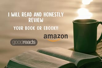 read and honestly review your book or ebook