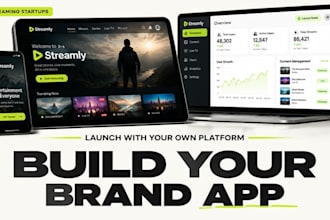 build iptv app, ott app, smart tv app, android tv and  app video streaming app