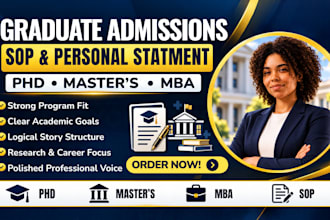 proofread graduate school personal statement MBA, sop, phd application essay