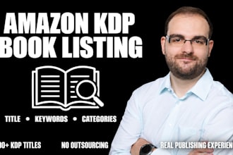 optimize your amazon KDP book listing