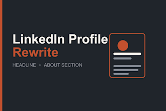 rewrite your linkedin headline and about section
