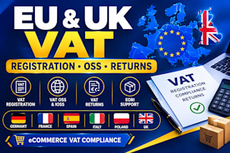 vat oss, vat registration, germany, poland, france, spain, italy, UK, vat return