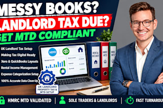 do UK landlord tax return bookkeeping setup and making tax digital compliance