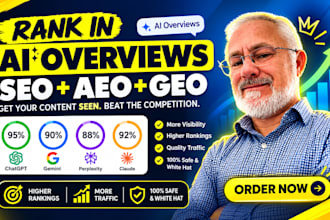 do ai SEO, GEO, aeo and backlinks for google and ai search visibility