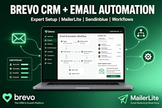 setup brevo crm, brevo email automation sedinblue email newsletter campaign