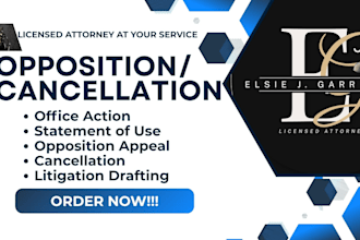 be your attorney for trademark oppositions or cancellations