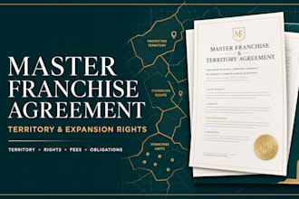 draft a master franchise and territory agreement