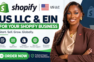 help you form a US llc and get an ein for your shopify business
