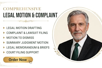 write professional legal pleadings and court documents for your case file