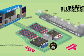 illustrate event, venue, exhibition, and site maps for your events