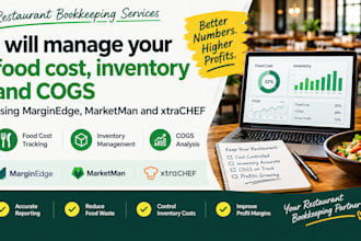manage restaurant food cost inventory and cogs using marginedge marketman