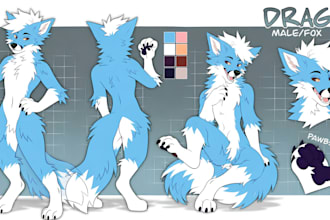 design furry ref sheet, fursona ref sheet, anthro ref sheet, nsfw ref sheet