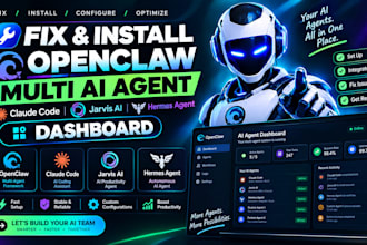 fix install openclaw multi ai agent claude code jarvis ai hermes agent dashboard