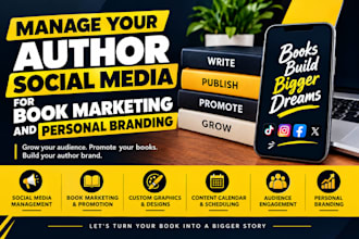 manage your author social media for book marketing and personal branding