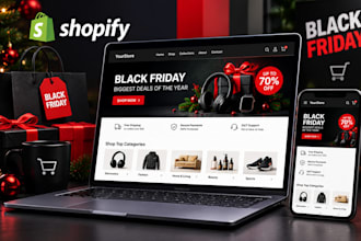prepare and optimize your shopify store for black friday and cyber monday