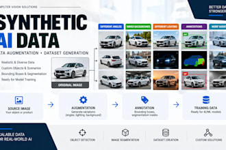 create synthetic image data, ai data augmentation, dataset generation and vision