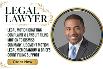 draft professional pro se legal documents for your civil lawsuit case