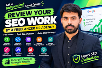 review your SEO work done by a freelancer or agency