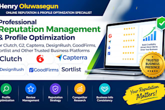 do verified clutch g2 capterra designrush goodfirms online reputation management