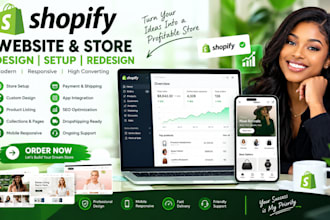 build shopify website design shopify store design shopify store setup
