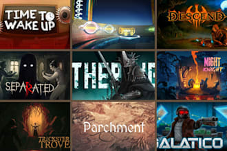 design steam capsule art, steam store banner steam game cover art for store page