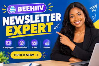 manage newsletter on beehiiv, substack, convertkit, ghost, ai newsletter design