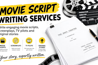 do literary agent, movie scripts, manager, TV pilot, production original stories