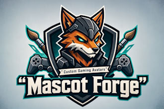 create outstanding custom gaming avatar or mascot logo within 24 hours