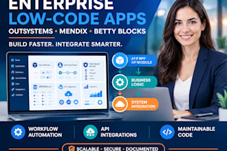develop your outsystems, betty blocks or mendix application