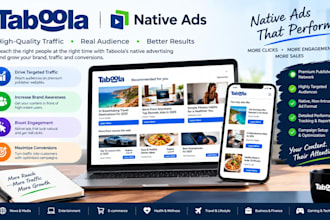 setup taboola ads and manage native advertising campaigns